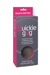 Creative Conceptions - Quickie Silicone Ball Gag - Black - Stag Shop