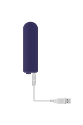 Adam & Eve - Silicone Remote Controlled Rabbit Cock Ring - Purple - Stag Shop