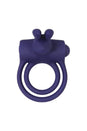 Adam & Eve - Silicone Remote Controlled Rabbit Cock Ring - Purple - Stag Shop