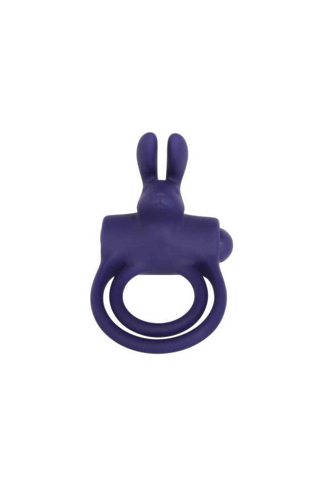 Adam & Eve - Silicone Remote Controlled Rabbit Cock Ring - Purple - Stag Shop