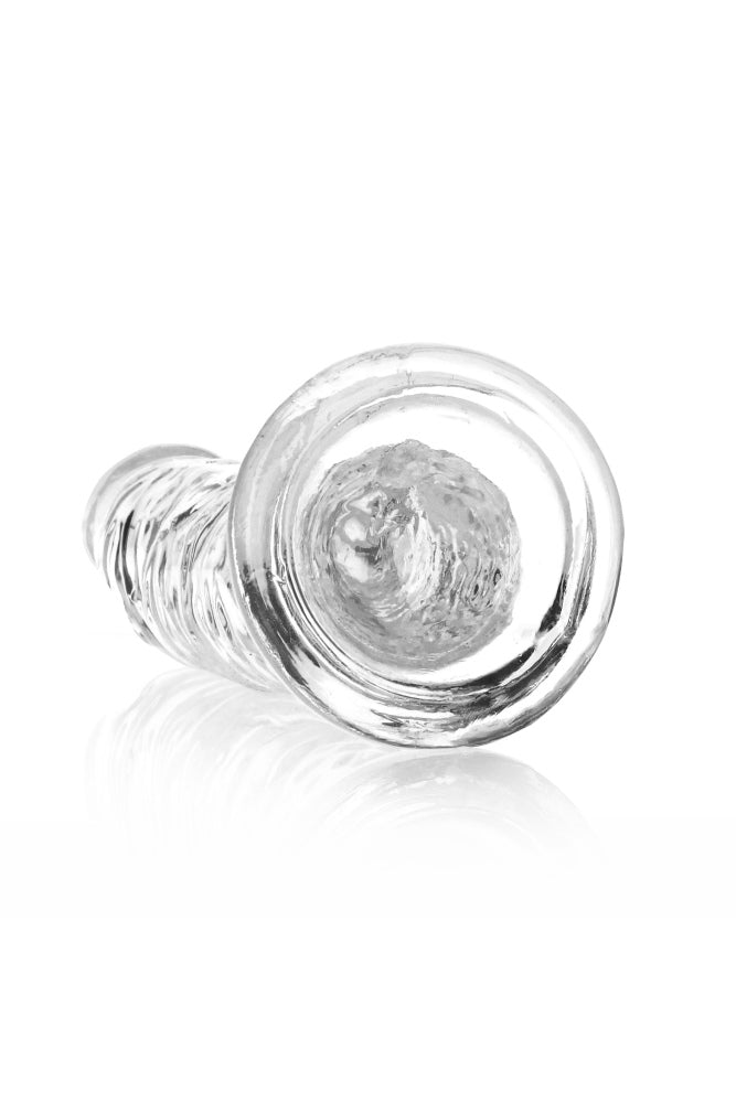 Shots Toys - Real Rock - 9" Slim Realistic Dildo with Suction Cup - Clear - Stag Shop