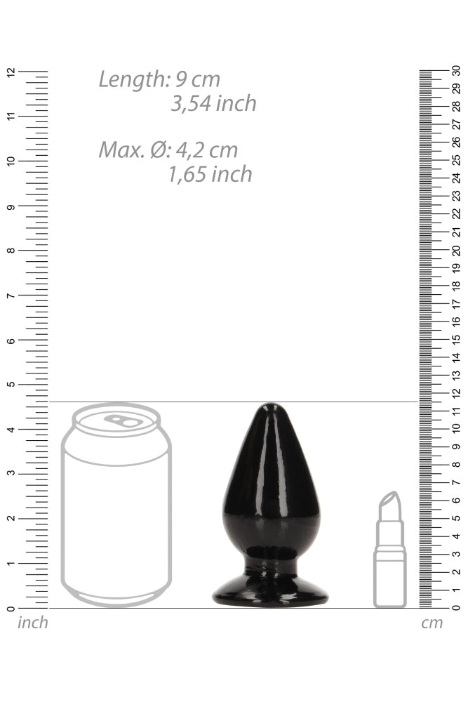 Shots Toys - Real Rock - 4.5" Anal Plug - Assorted Colours - Stag Shop