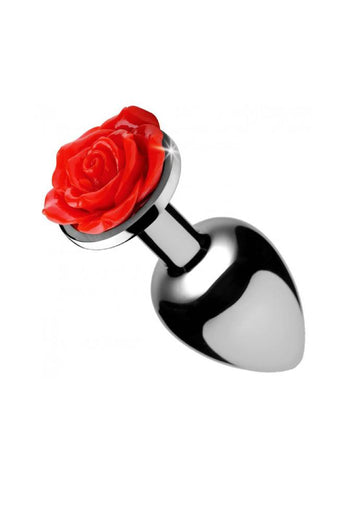 XR Brands - Booty Sparks - Red Rose - Anal Plug - Large - Stag Shop