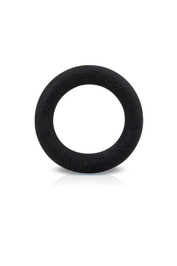 Screaming O - RingO - Ritz XL Stretchy Silicone Cock Ring - Black - Stag Shop