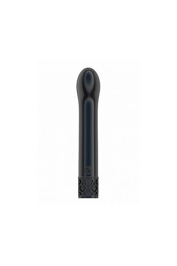 Shots - Royal Gems - Jewel Rechargeable Bullet Vibrator - Gunmetal - Stag Shop