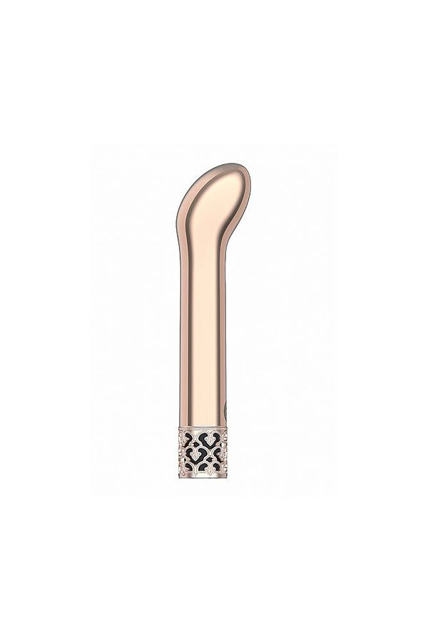Shots - Royal Gems - Jewel Rechargeable Bullet Vibrator - Rose Gold - Stag Shop