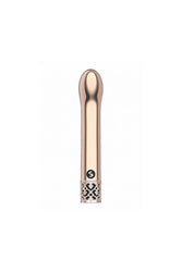 Shots - Royal Gems - Jewel Rechargeable Bullet Vibrator - Rose Gold - Stag Shop