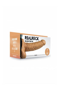 Thumbnail for Shots Toys - RealRock - Hollow Strap-On with Balls - 7 inch - Beige - Stag Shop