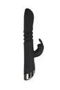 Evolved - Rapid Rabbit - Thrusting Dual Stimulation Vibrator - Black - Stag Shop