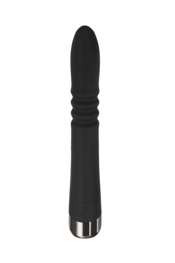 Evolved - Rapid Rabbit - Thrusting Dual Stimulation Vibrator - Black - Stag Shop