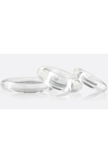 Screaming O - RingO Cock Ring 3 Pk - Black/Clear - Stag Shop