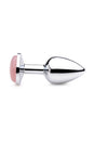 XR Brands - Booty Sparks - Rose Quartz Butt Plug - Small - Stag Shop