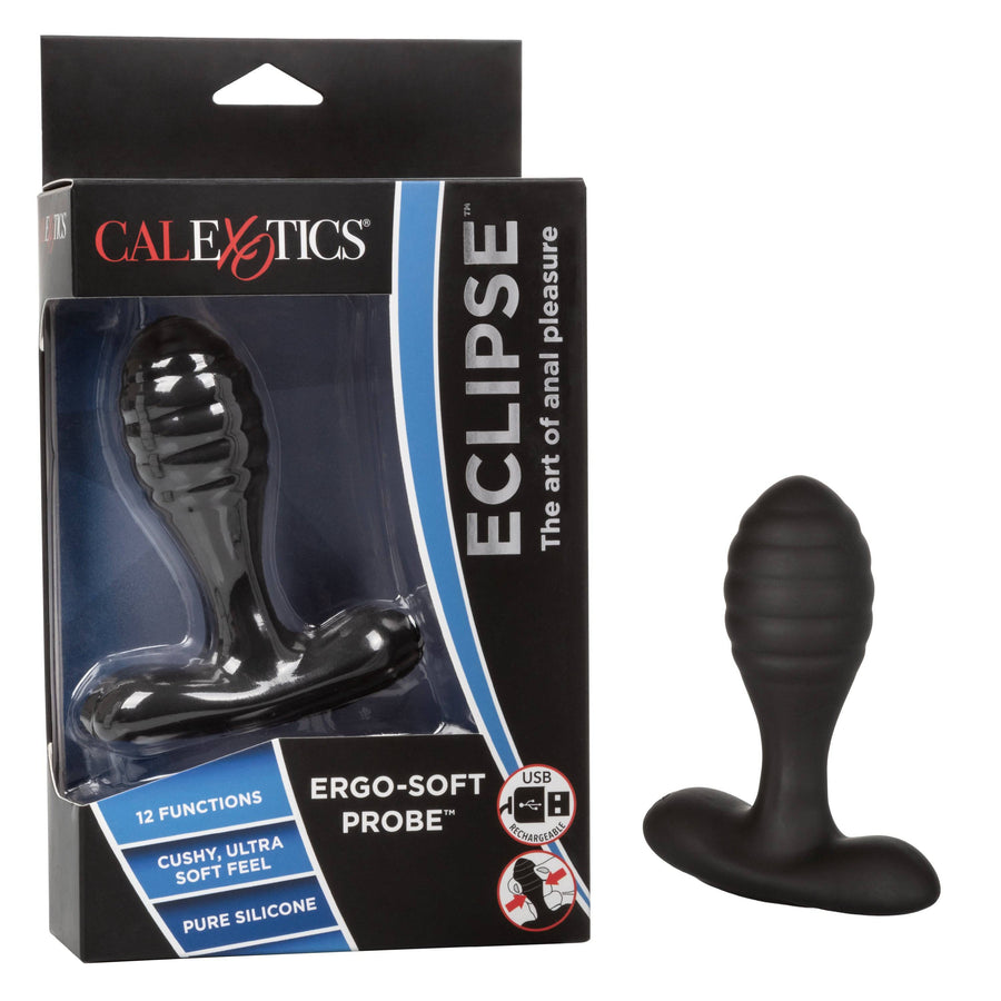 Cal Exotics - Eclipse - Ultra-Soft Anal Probe - Black - Stag Shop