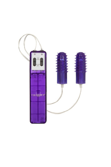 Cal Exotics - Pocket Exotics Turbo 8 Accelerator Double Bullet Vibrator - Purple - Stag Shop