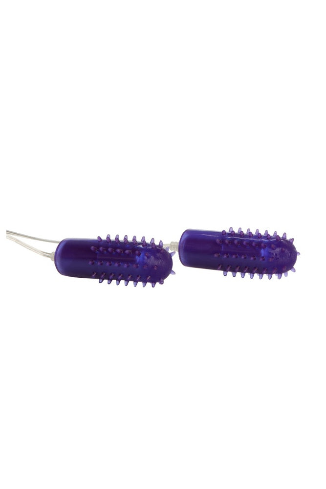 Cal Exotics - Pocket Exotics Turbo 8 Accelerator Double Bullet Vibrator - Purple - Stag Shop