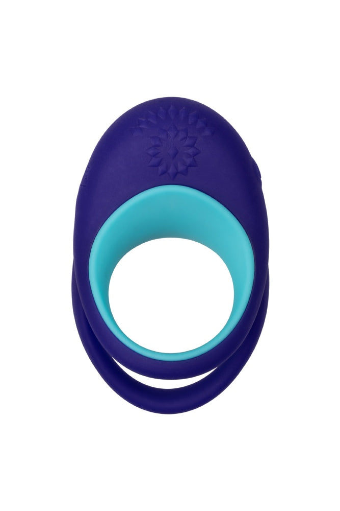 Cal Exotics - Link Up - Alpha Cock Ring Set - Blue - Stag Shop