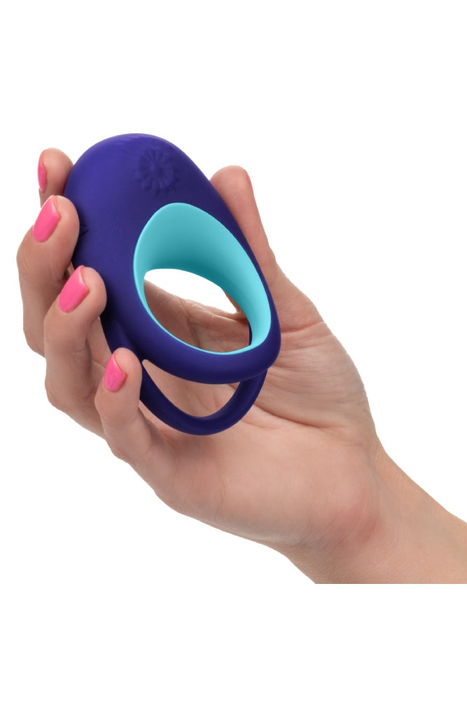 Cal Exotics - Link Up - Alpha Cock Ring Set - Blue - Stag Shop