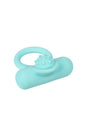 Cal Exotics -  Silicone Rechargeable Nubby Lover’s Delight Cock Ring - Blue - Stag Shop
