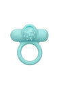 Cal Exotics -  Silicone Rechargeable Nubby Lover’s Delight Cock Ring - Blue - Stag Shop