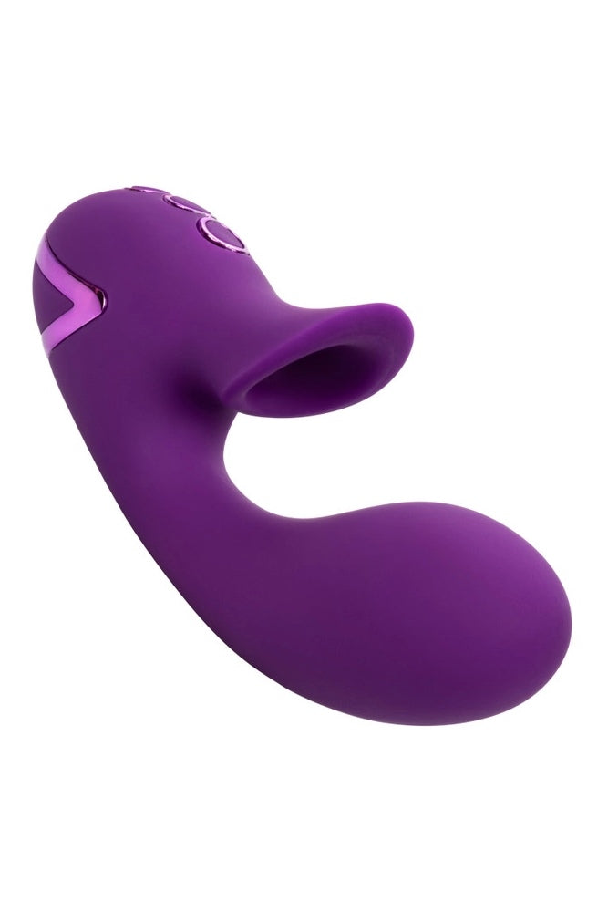 Cal Exotics - California Dreaming - Huntington Beach Heartbreaker Rabbit Vibrator with Suction - Purple - Stag Shop
