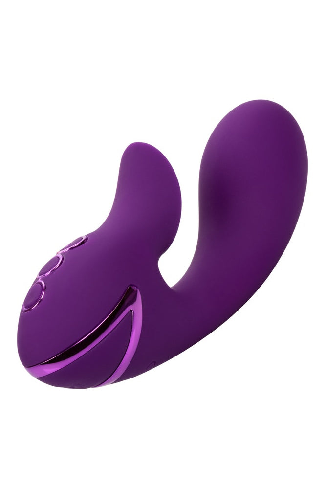 Cal Exotics - California Dreaming - Huntington Beach Heartbreaker Rabbit Vibrator with Suction - Purple - Stag Shop