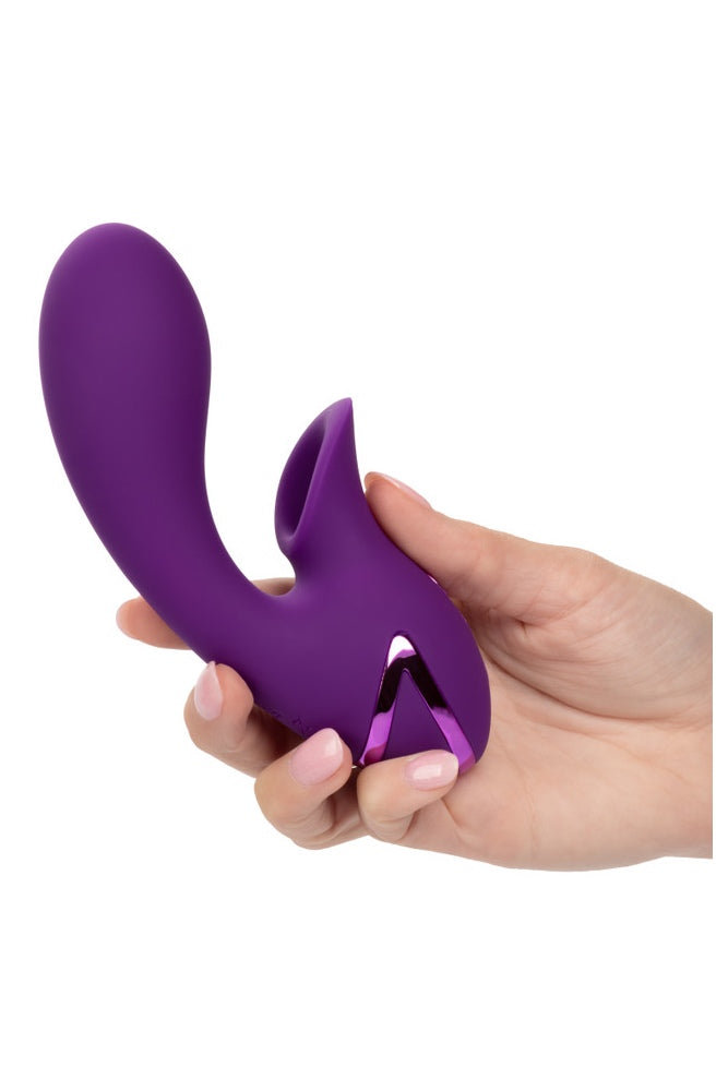 Cal Exotics - California Dreaming - Huntington Beach Heartbreaker Rabbit Vibrator with Suction - Purple - Stag Shop