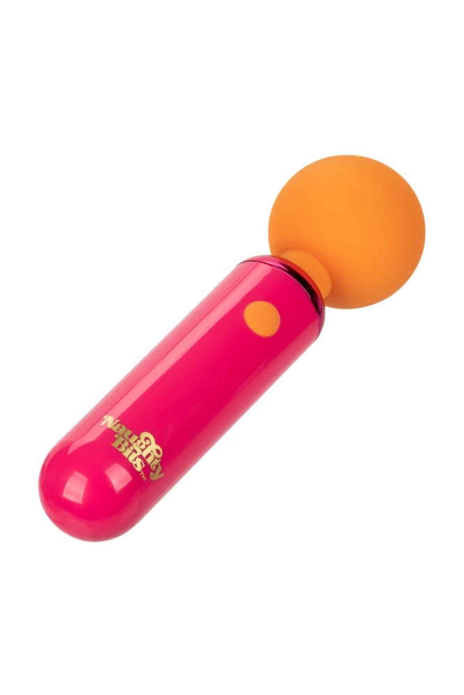 Cal Exotics - Naughty Bits - Home Cumming Queen Vibrating Mini Wand - Pink/Orange - Stag Shop