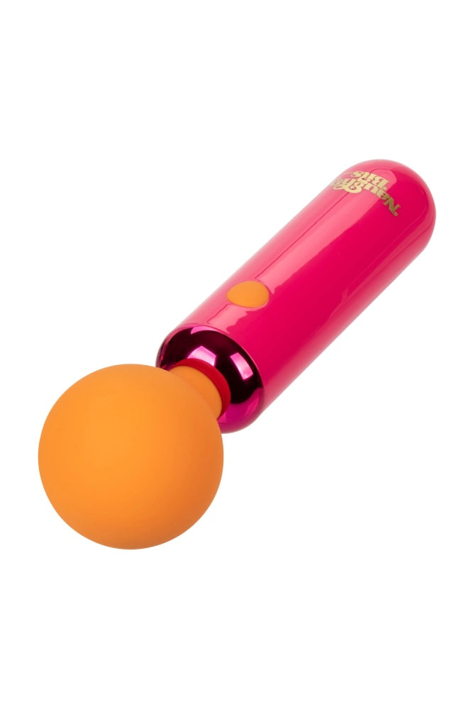 Cal Exotics - Naughty Bits - Home Cumming Queen Vibrating Mini Wand - Pink/Orange - Stag Shop