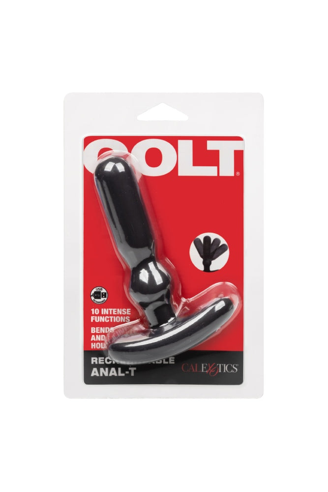 Cal Exotics - Colt - Rechargeable Anal-T Vibrating Butt Plug - Black - Various Sizes - Stag Shop