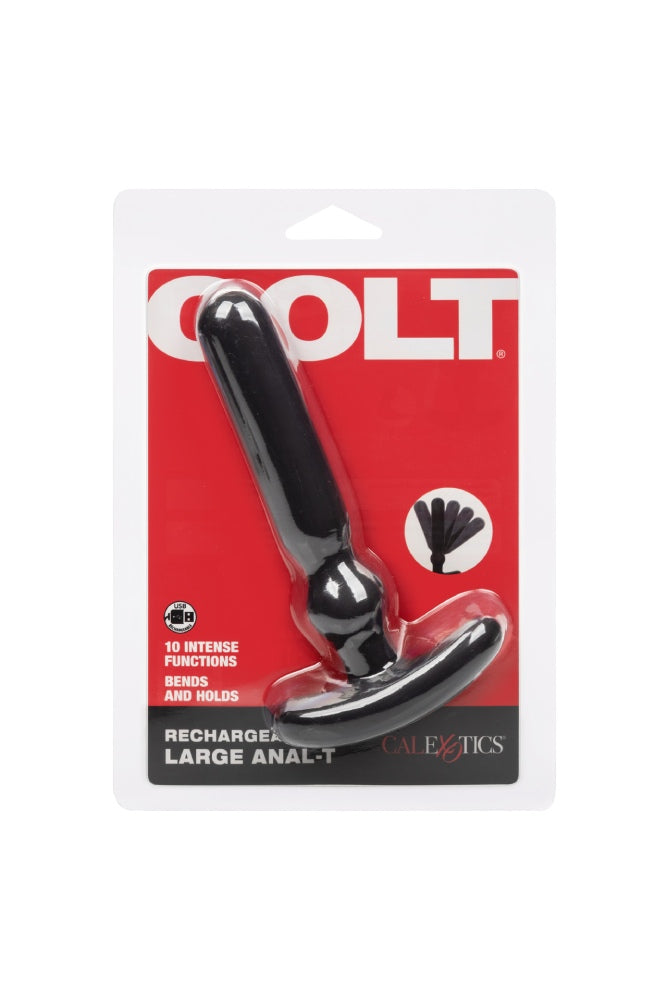 Cal Exotics - Colt - Rechargeable Anal-T Vibrating Butt Plug - Black - Various Sizes - Stag Shop