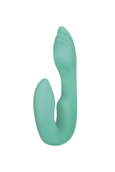 Evolved - Gender X - Strapless Seashell Wearable Dual Vibrator - Teal - Stag Shop