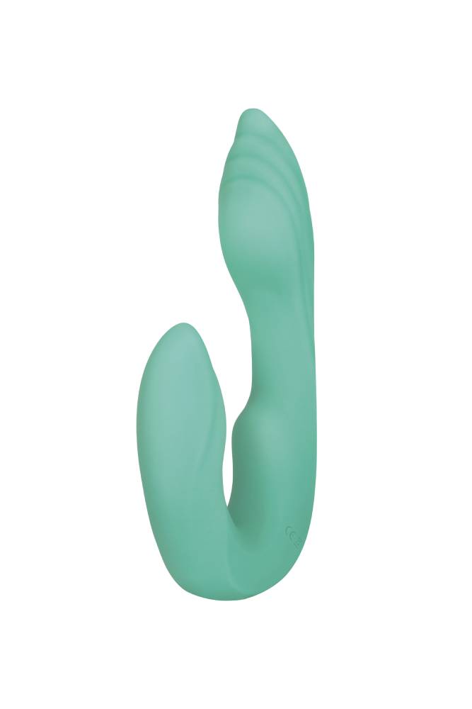 Evolved - Gender X - Strapless Seashell Wearable Dual Vibrator - Teal - Stag Shop