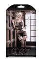 Fantasy Lingerie - SF951 - Power Moves Cutout Dress - Black - OS - Stag Shop