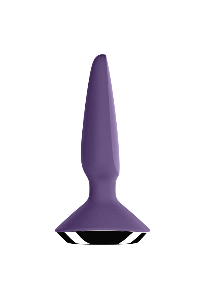 Satisfyer - Plug-ilicious 1 - Vibrating Bluetooth Anal Plug - Purple - Stag Shop
