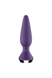 Satisfyer - Plug-ilicious 1 - Vibrating Bluetooth Anal Plug - Purple - Stag Shop