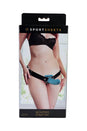 Sportsheets - Montero -  Unisex Adjustable Strap On Harness - Black/Silver - Stag Shop