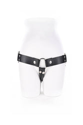 Sportsheets - Montero -  Unisex Adjustable Strap On Harness - Black/Silver - Stag Shop