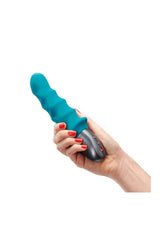 Fun Factory - Stronic Surf Ribbed Pulsator - Petrol - Stag Shop