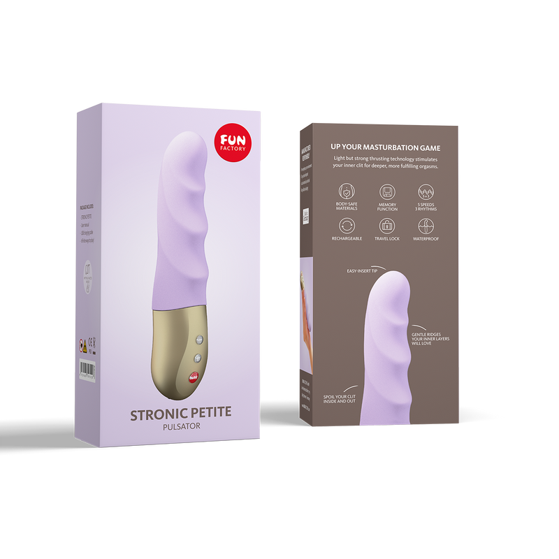 Fun Factory - Stronic Petite Ribbed Pulsator - Lilac - Stag Shop