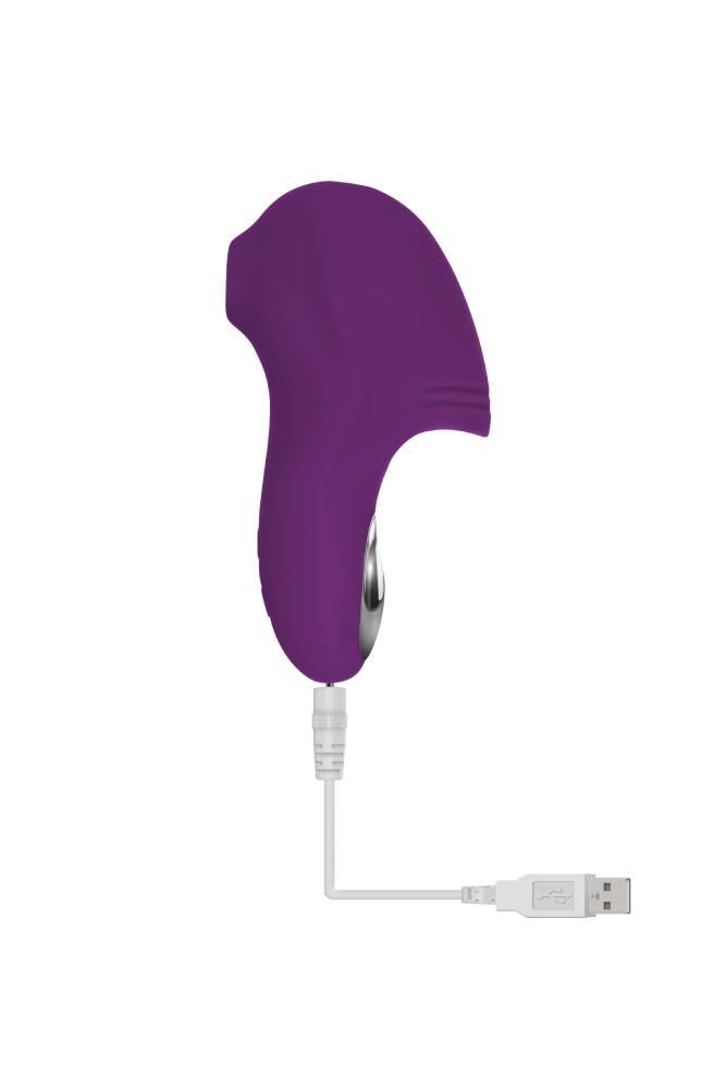 Evolved - Sucker for You Fingertip Suction Vibrator - Purple - Stag Shop