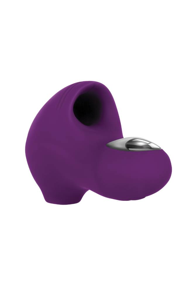 Evolved - Sucker for You Fingertip Suction Vibrator - Purple - Stag Shop