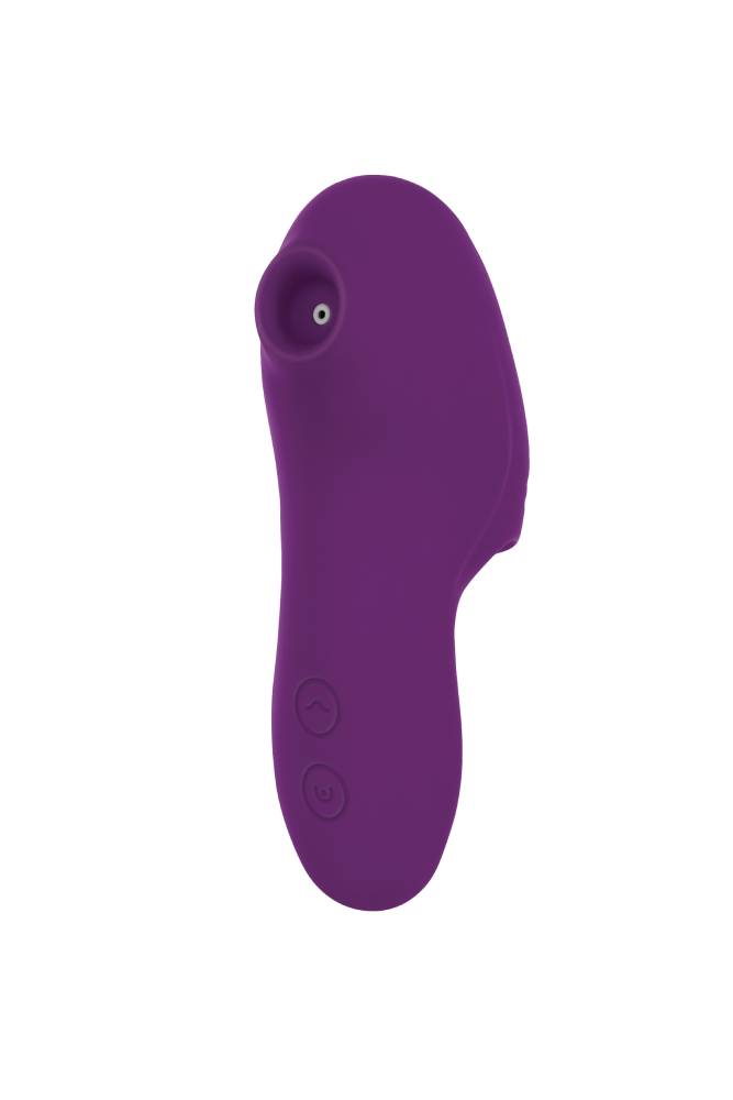 Evolved - Sucker for You Fingertip Suction Vibrator - Purple - Stag Shop