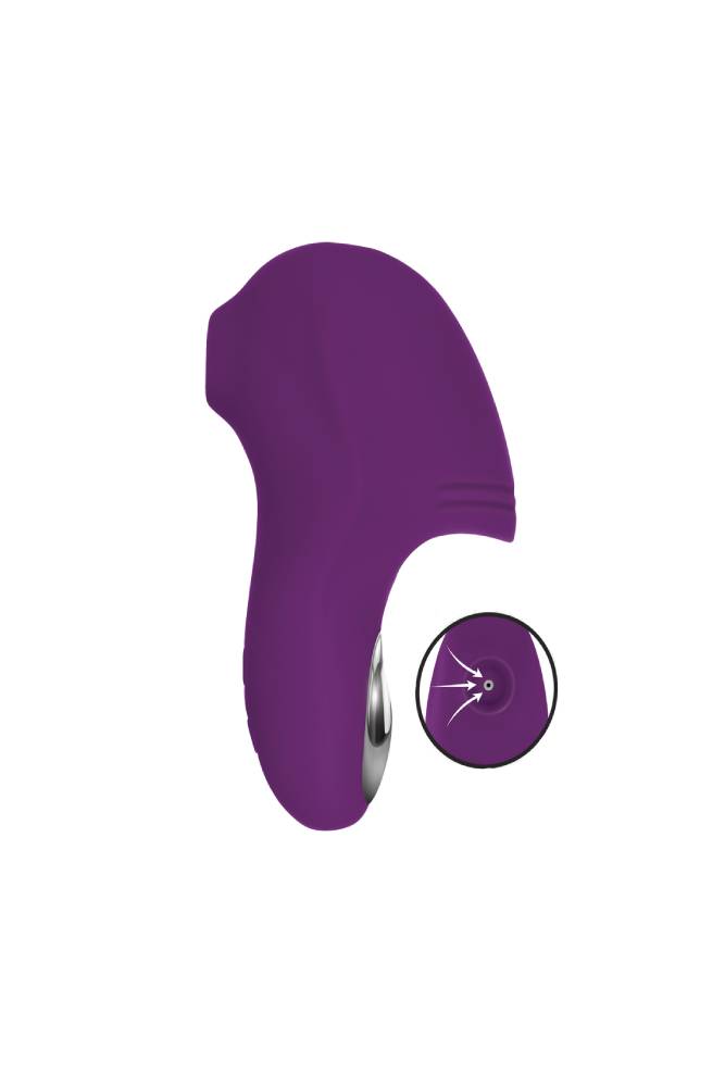 Evolved - Sucker for You Fingertip Suction Vibrator - Purple - Stag Shop