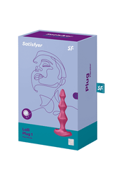Satisfyer - Lolli 1 - Vibrating Anal Plug - Pink - Stag Shop