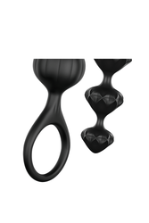 Satisfyer - Love Beads Anal Beads Set - Black - Stag Shop