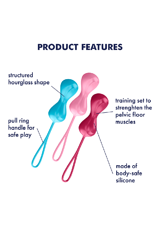 Satisfyer - Power Balls Kegel Balls Set - Motion - Stag Shop