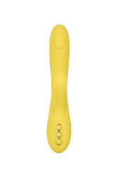 Cal Exotics - California Dreaming - San Diego Seduction Dual Vibrator - Yellow - Stag Shop