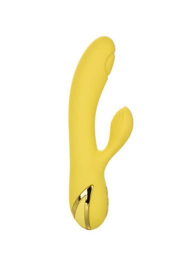 Cal Exotics - California Dreaming - San Diego Seduction Dual Vibrator - Yellow - Stag Shop