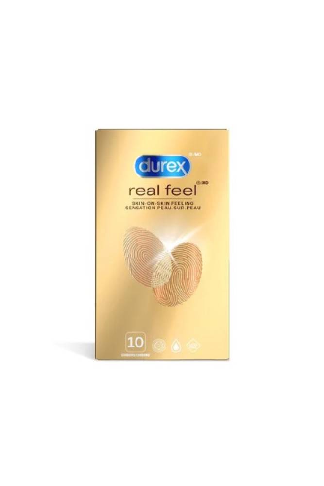 Durex - Real Feel - Non-Latex Condoms - 10 Pack - Stag Shop