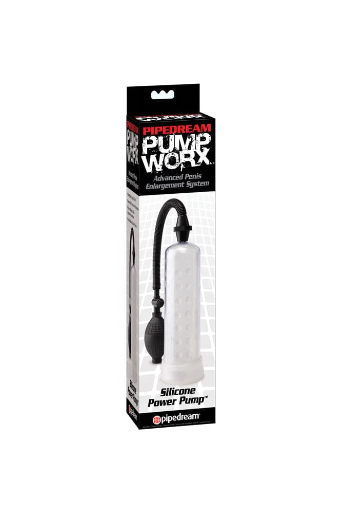 Pipedream - Pump Worx - Silicone Power Penis Pump - Clear - Stag Shop